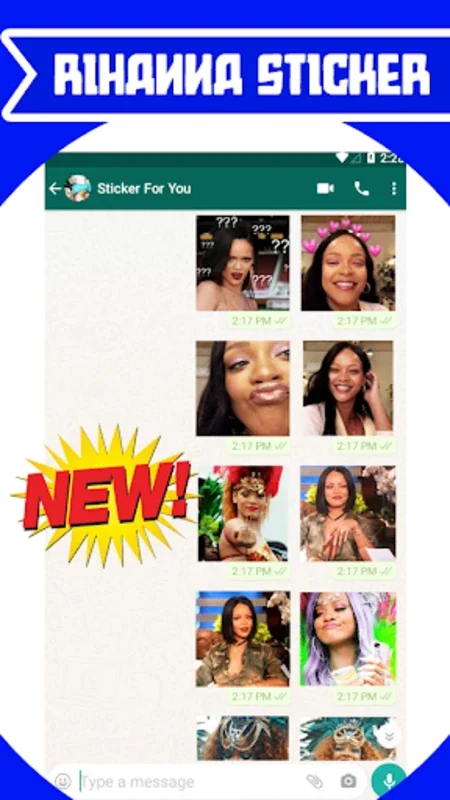 Rihanna Stickers for Whatsapp for Android - Express Yourself