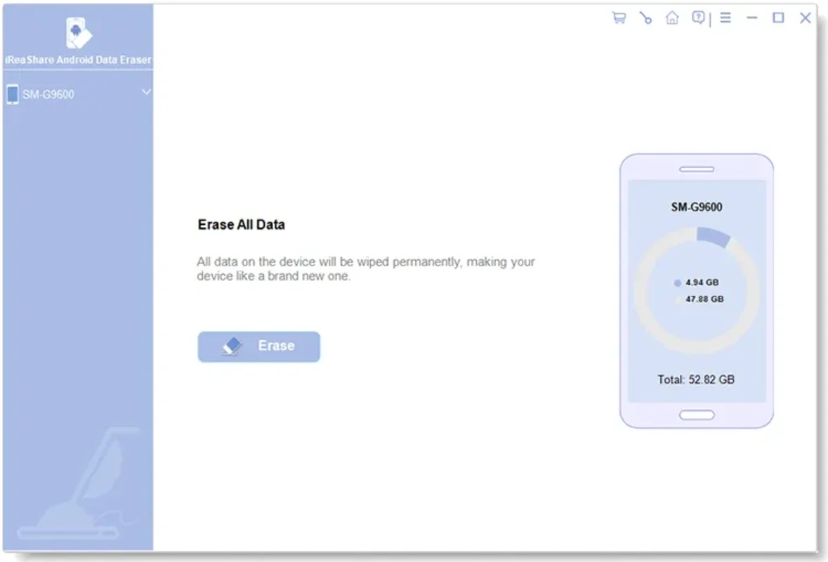 iReaShare Android Data Eraser for Windows - Securely Wipe Android Data
