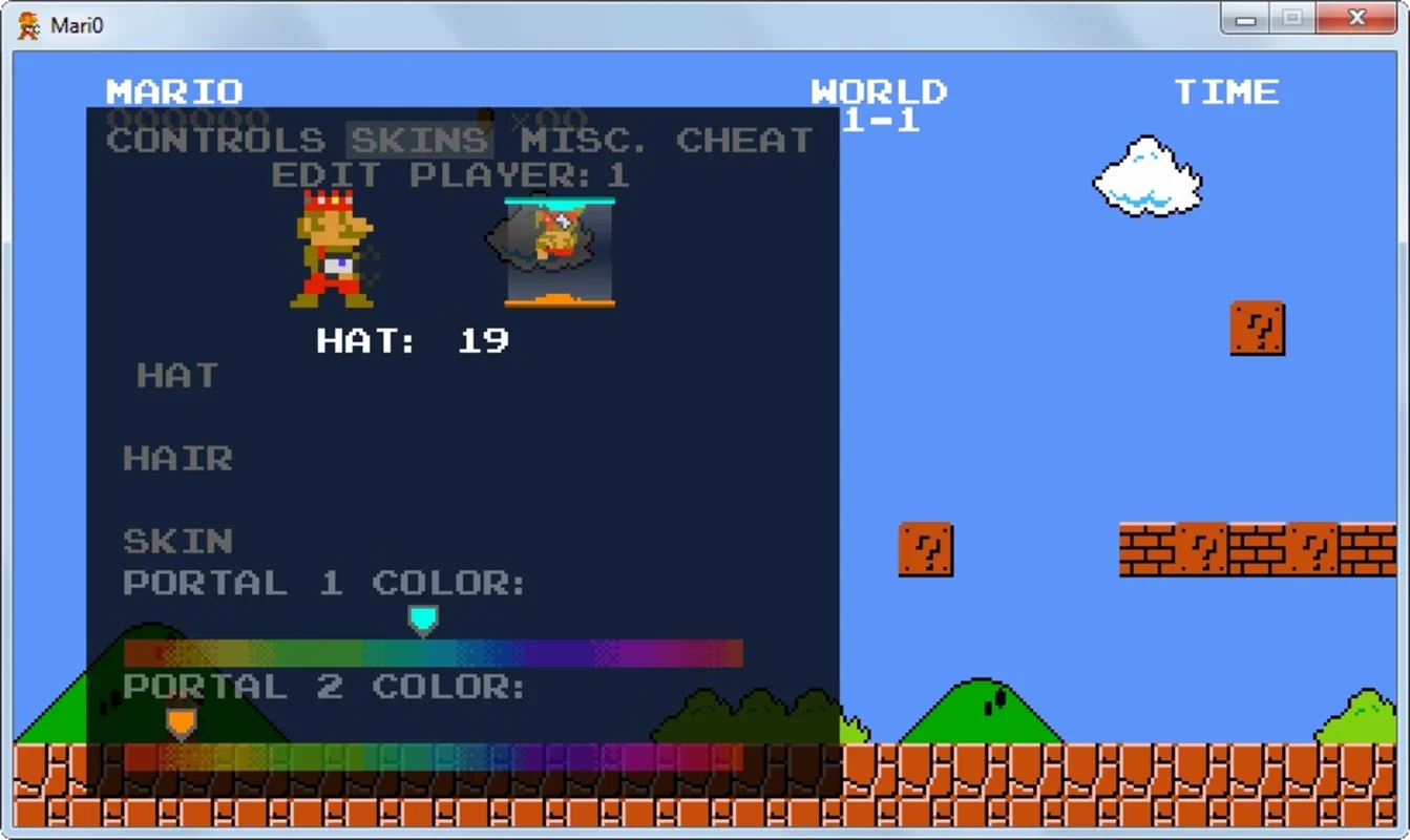 Mari0 for Windows - A Free Platform Game