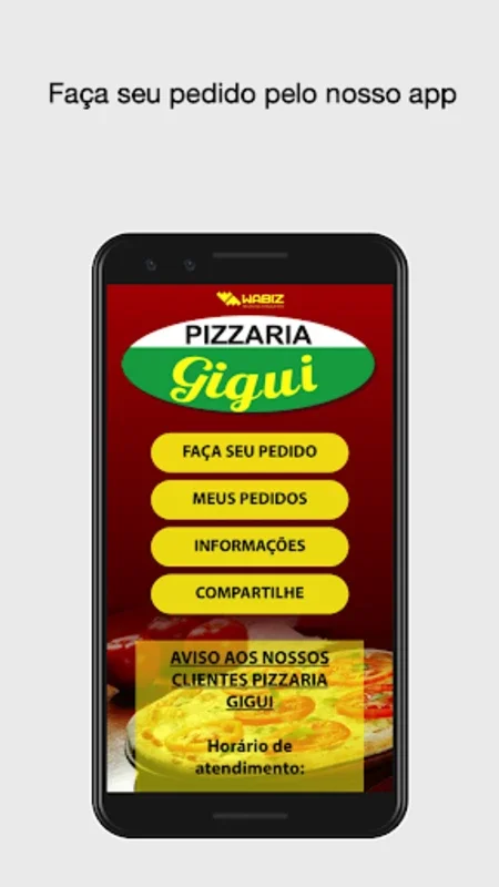 Pizzaria Gigui for Android - Simplify Food Ordering