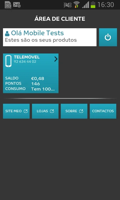 Área Cliente for Android - Streamline MEO Services