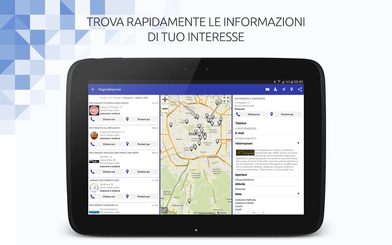 PagineBianche for Android - Italian Contact Directory