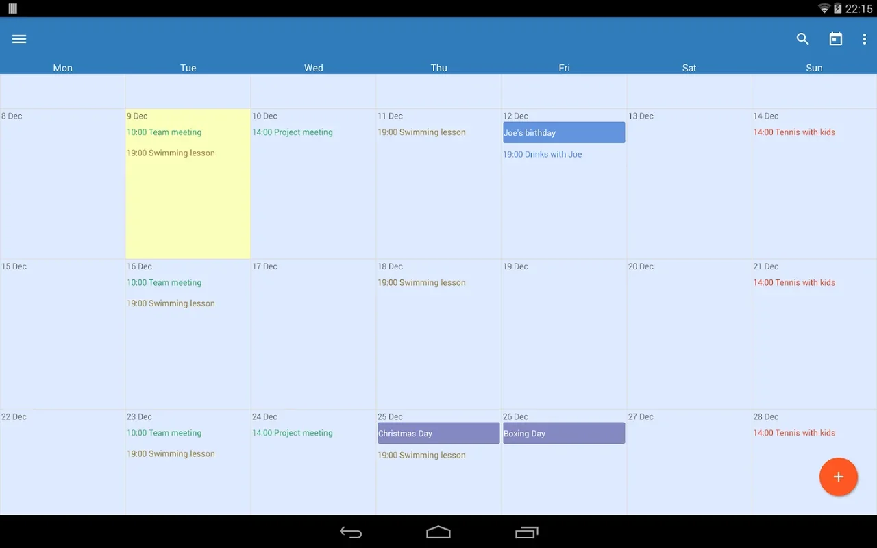 Touch Calendar Free for Android - Manage Your Schedule Effortlessly