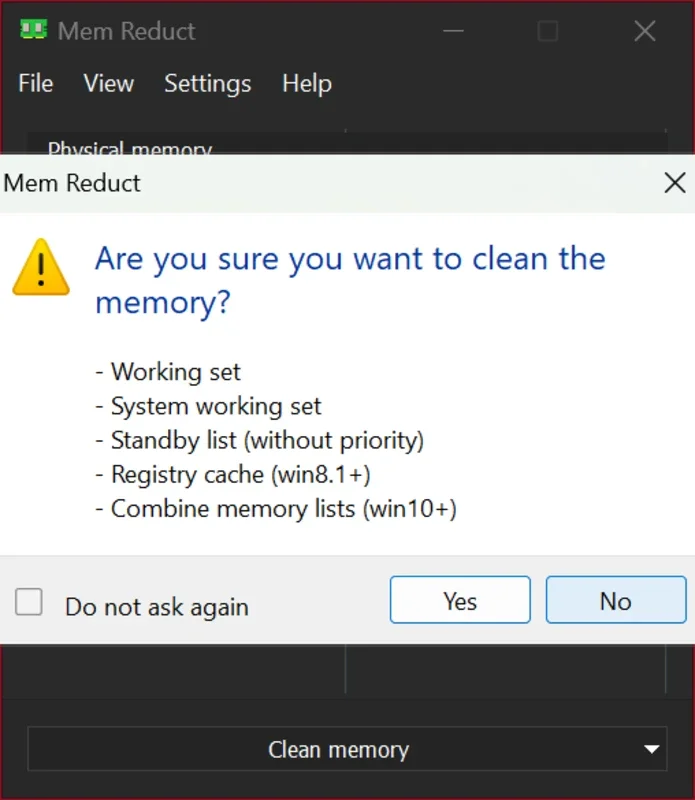 Mem Reduct for Windows - Free Download Now