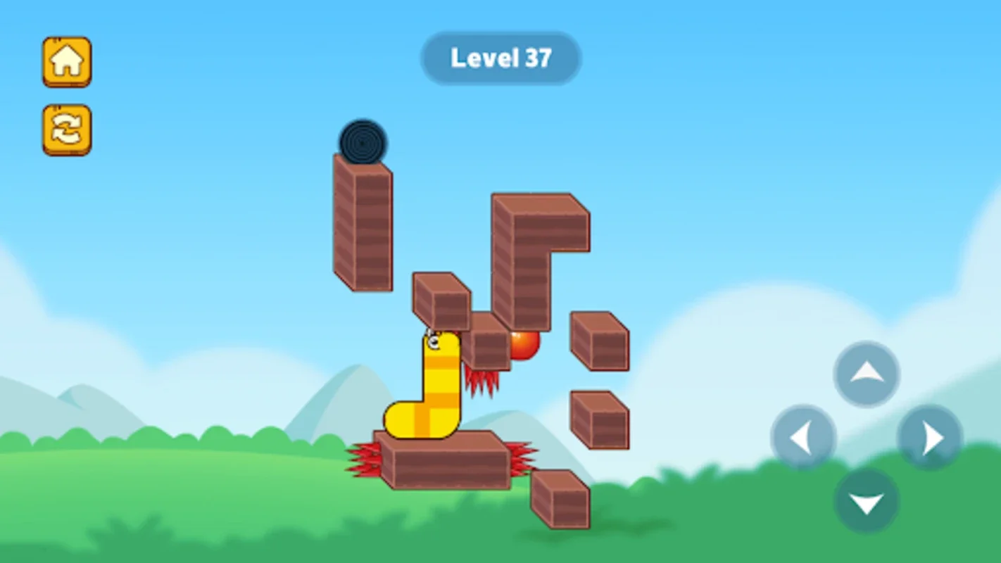 Hungry Worm for Android - Strategic Puzzle - Solving