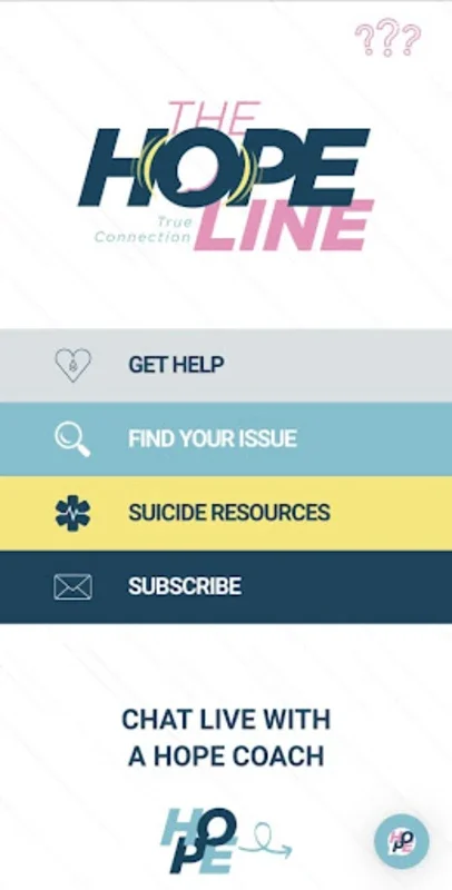 TheHopeLine for Android: 24-Hour Support App