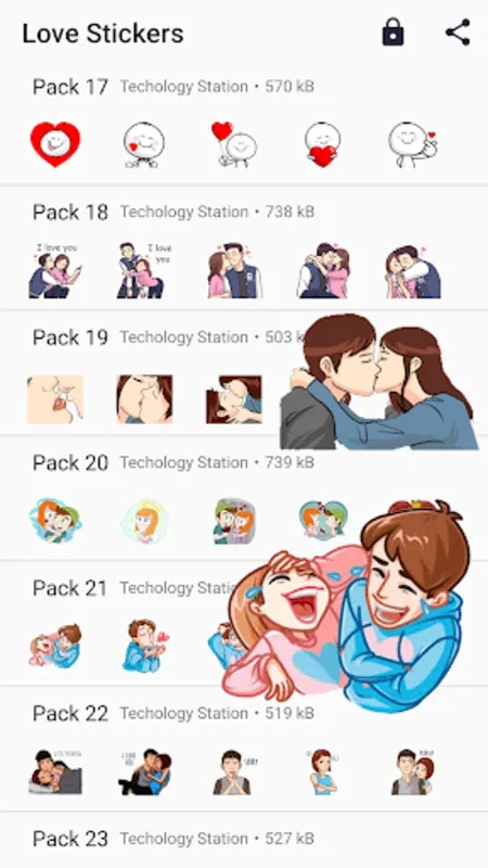 Love Stickers for WhatsApp :WA for Android - Express Love with Ease