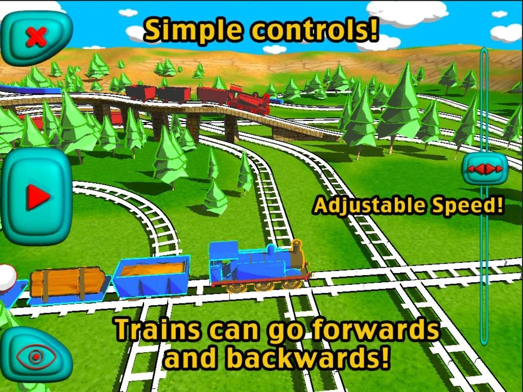 SuperTrainsFree for Android: Dynamic Train Gaming