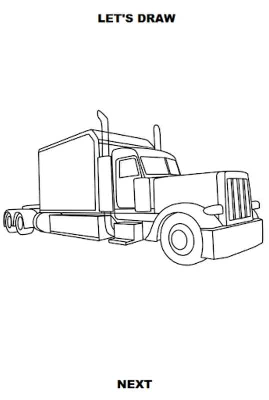 Draw Semi Trucks for Android - Create Detailed Truck Drawings Offline