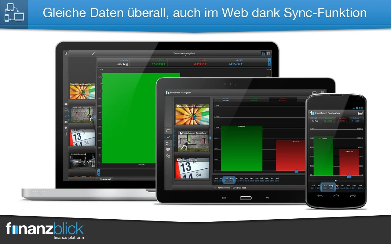finanzblick for Android - Comprehensive Financial Management
