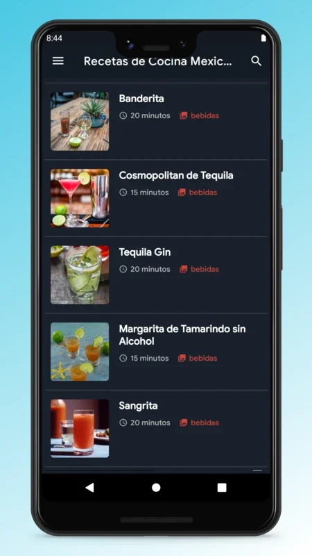 Mexican Recipes - Food App for Android: Explore Mexican Cuisine