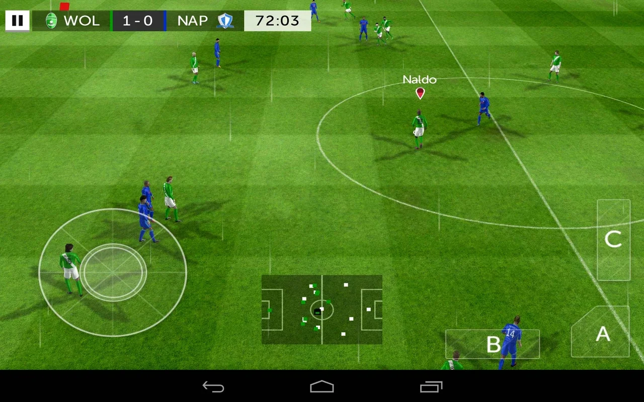 First Touch Soccer 2015: Immersive Android Soccer Simulation