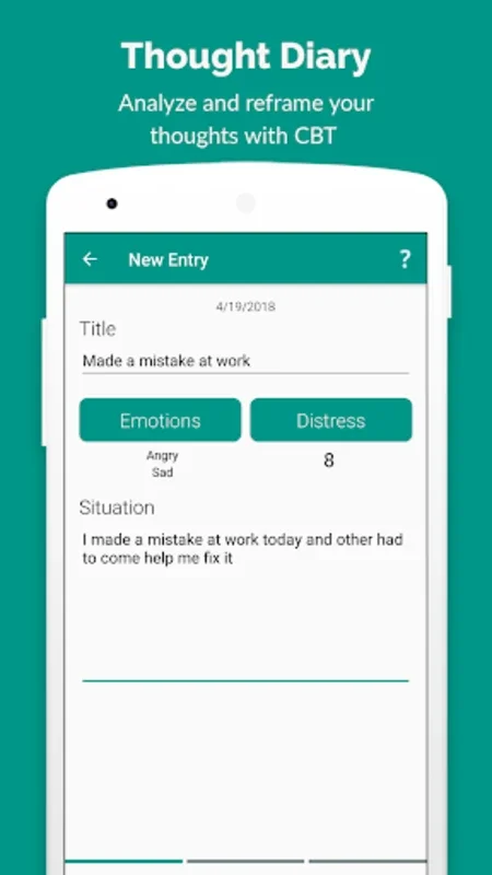 FearTools - Anxiety Aid for Android: Manage Anxiety