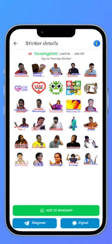 TamStick for Android - Add Tamil Flair to WhatsApp