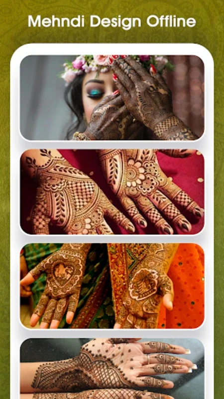 Mehndi Design App Offline for Android: A World of Designs at Your Fingertips