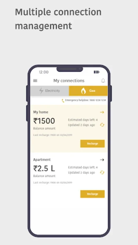 Sahaj Liberty for Android - Manage Prepaid Energy Easily