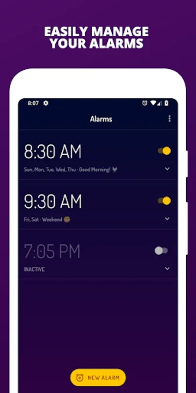 Wakey - Alarm Clock for Android - Transform Your Mornings