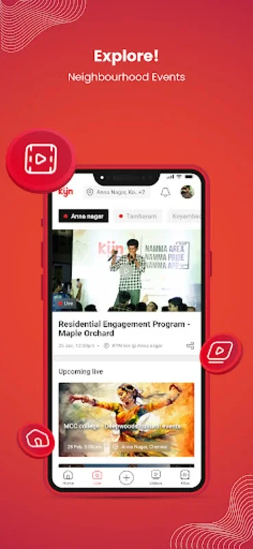 KYN for Android - Explore Local Events and Connect