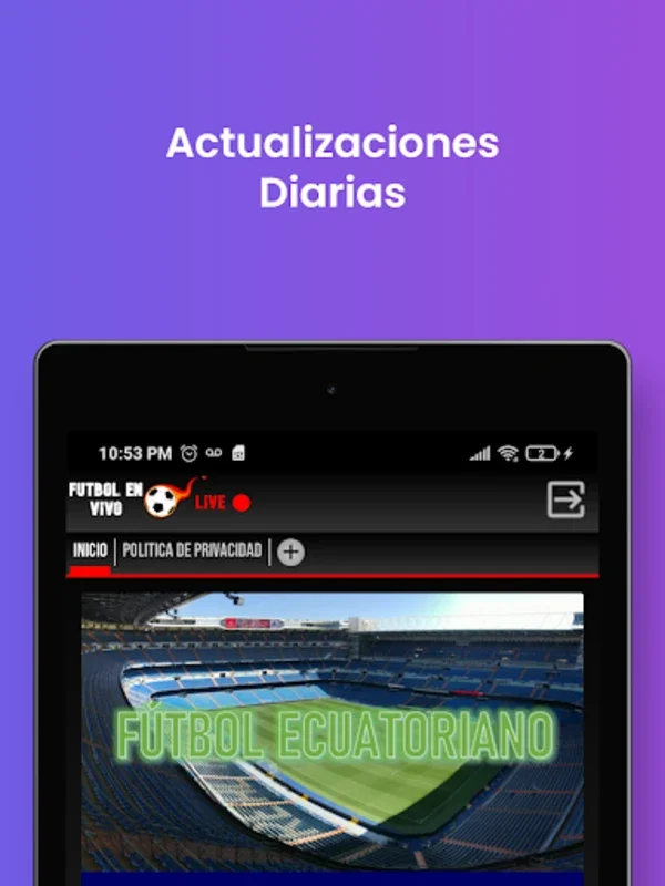 Fútbol En Vivo Live for Android - Download the APK from AppHuts