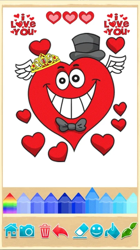 Valentines Love Coloring Book for Android - Unleash Creativity