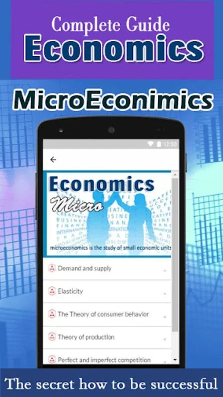 Basic of Economics Macro and M for Android: Explore Key Concepts