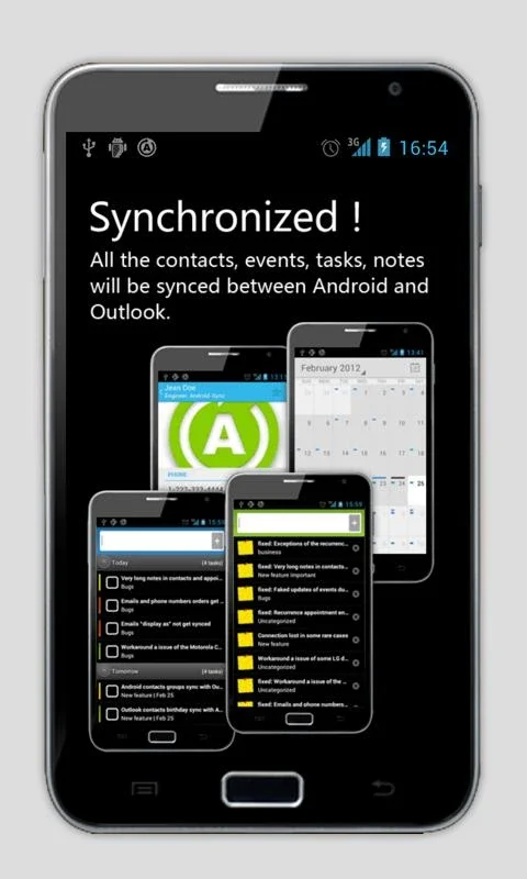 Android-Sync Task for Android: Seamless Outlook Sync