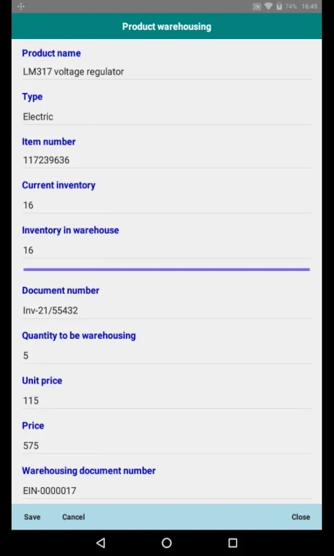 Warehouse Manager for Android: Streamline Warehouse Operations