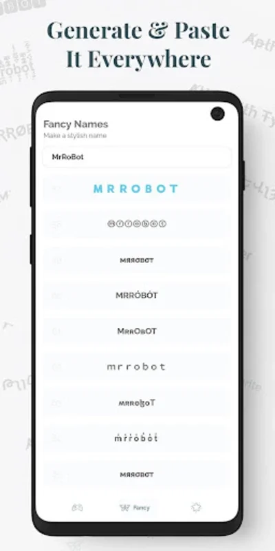 Fancy Name for Android - Enhance Your Text with Stylish Fonts