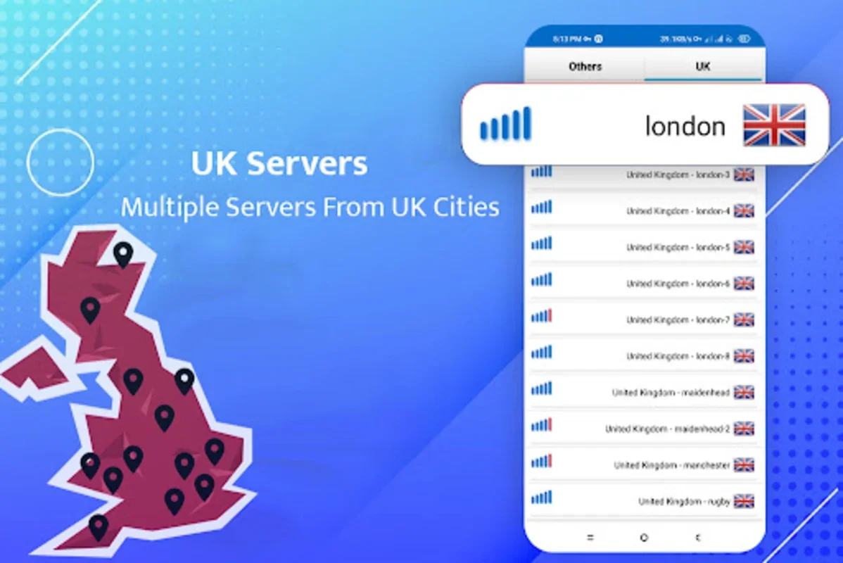 uk VPN for Android - Secure Online Browsing