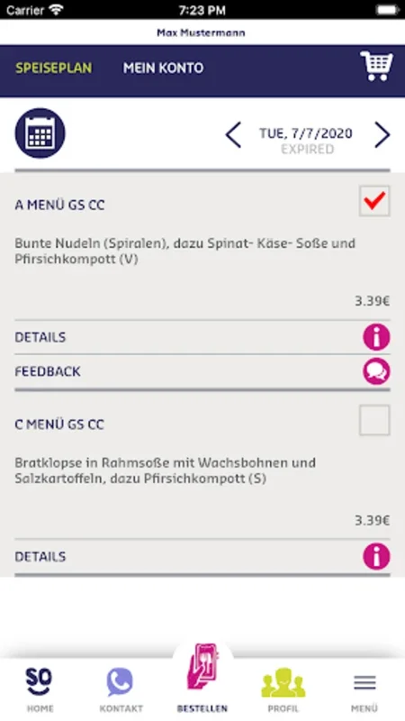 VielfaltMenü for Android - Streamline Food Ordering