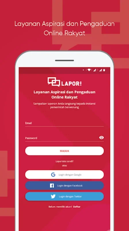 SP4N LAPOR! for Android - Streamline Public Service Complaints