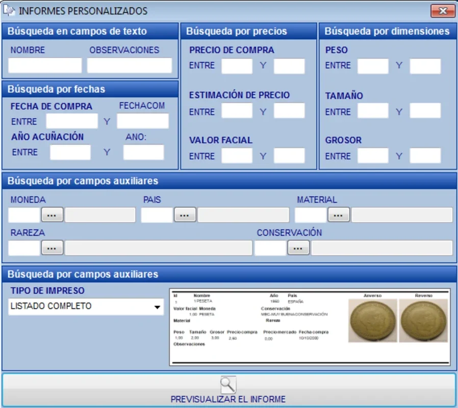 CS-Monedas for Windows - Manage Your Coin Collection Easily