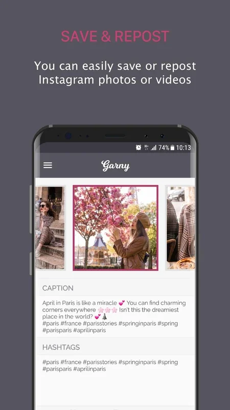 Garny for Android - Manage and Preview Instagram Content