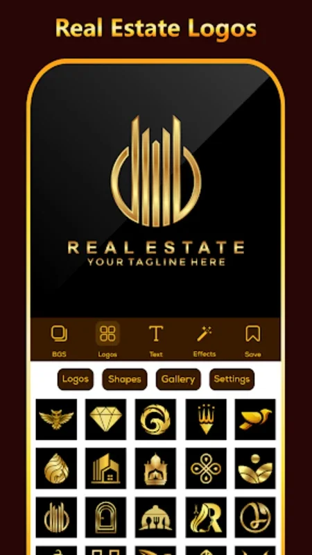 Luxury Logo Maker for Android - Create Unique Brand Logos