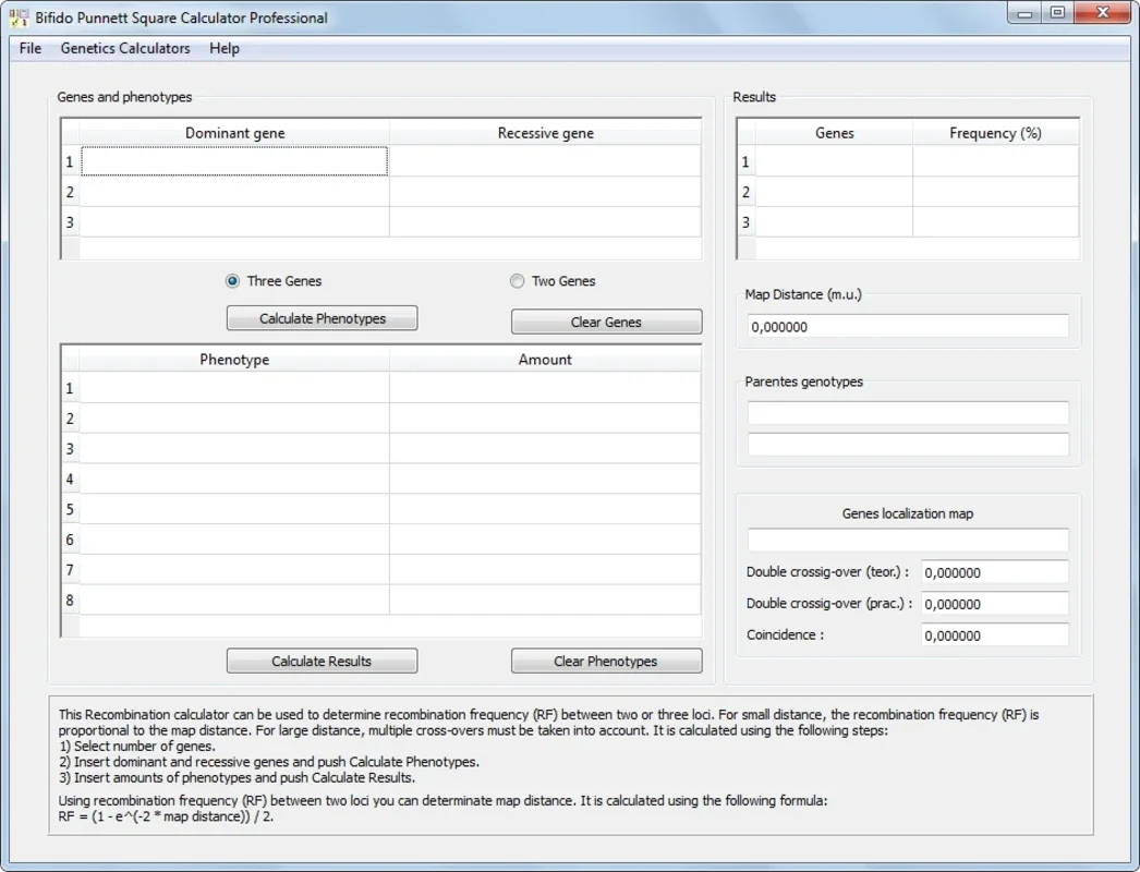 Bifido Punnett Square Calculator Pro for Windows - No Download Needed