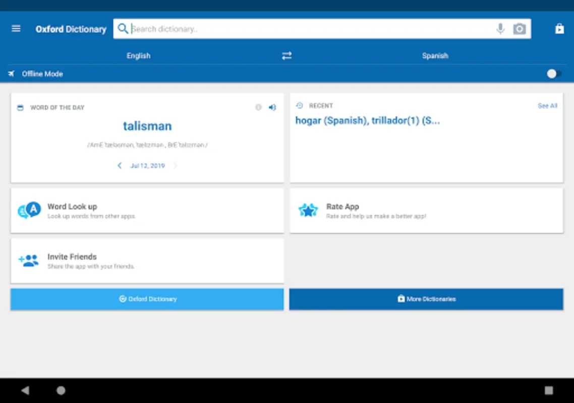 Oxford Spanish Dictionary for Android: Enhance Your Language Skills