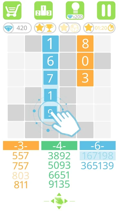 Numbers Crossed for Android - A Mind-Puzzling Game