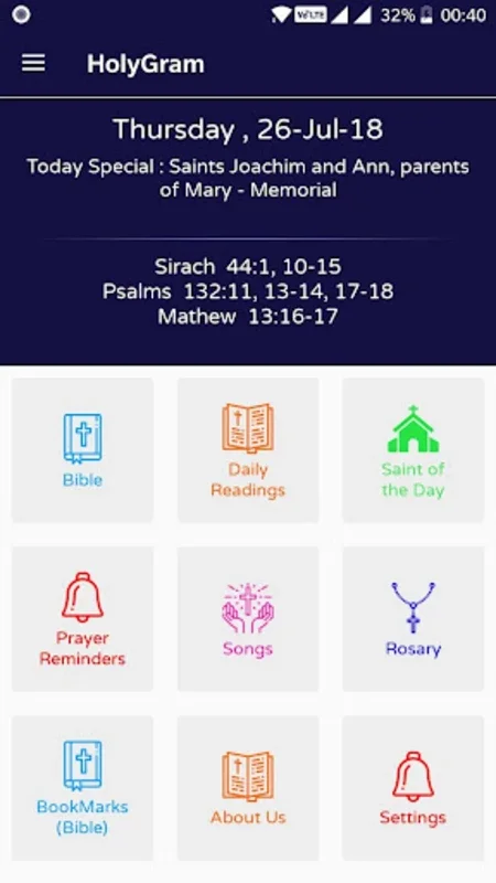 Catholic Bible - Audio, Readings, Prayers, Saints for Android