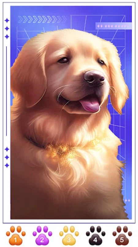 Dog Coloring, Color by number for Android - No Downloading Required