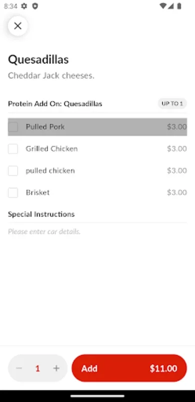 Bailey for Android - Effortless Meal Ordering