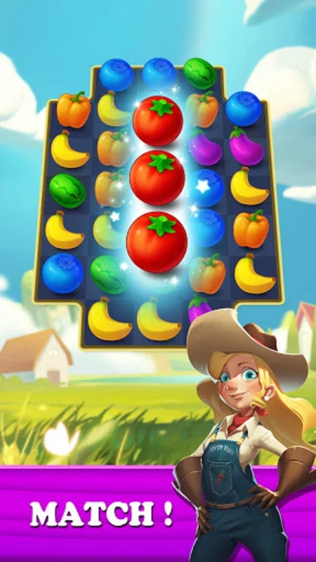 Farm Harvest Day for Android - Engaging Match-3 & Farm Management