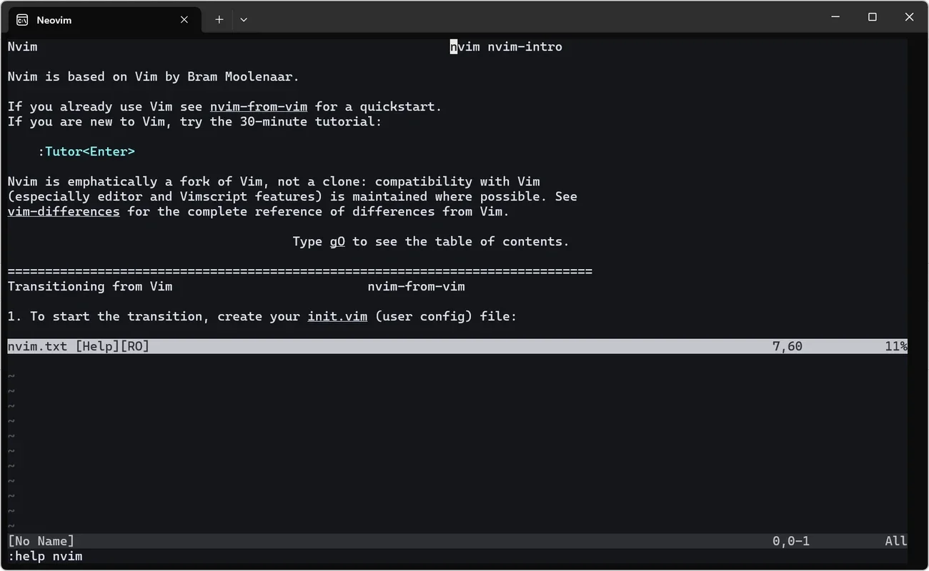 Neovim for Windows: Enhanced Programming Experience