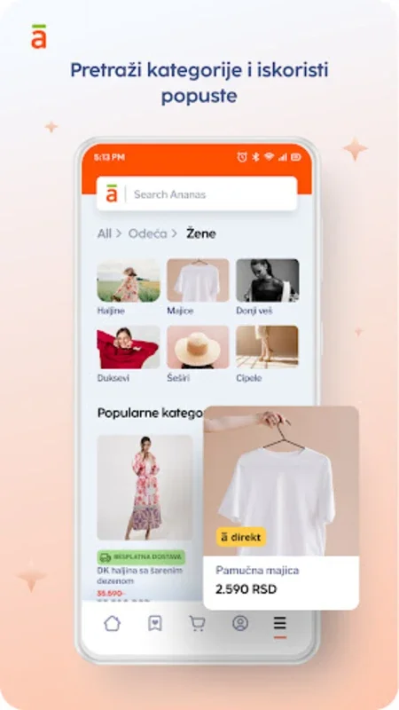 Ananas for Android - Shop with Confidence and Style