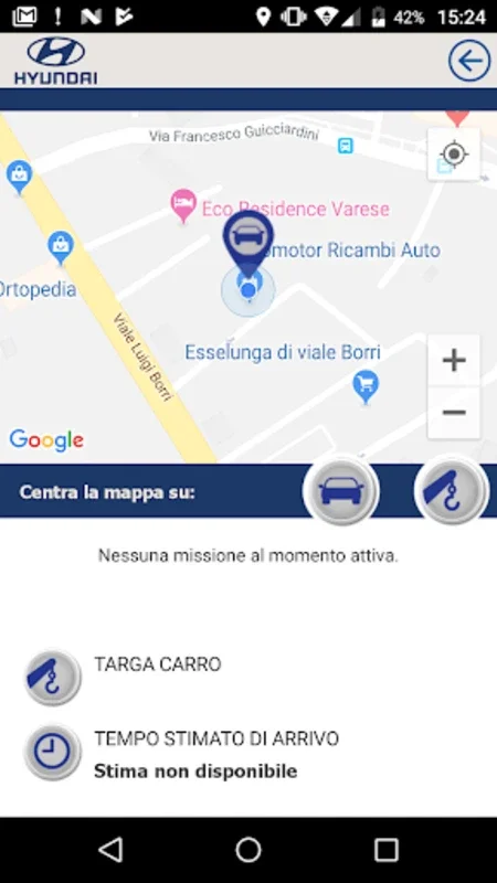 Hyundai Assistenza Stradale for Android: Efficient Roadside Aid