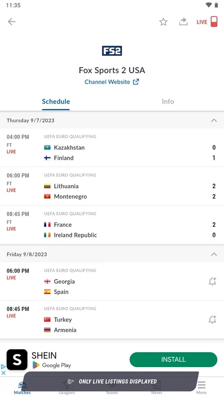 Live Soccer TV for Android - Your Soccer Companion