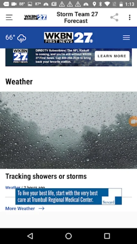 WKBN 27 Weather - Youngstown for Android: Accurate Forecasts