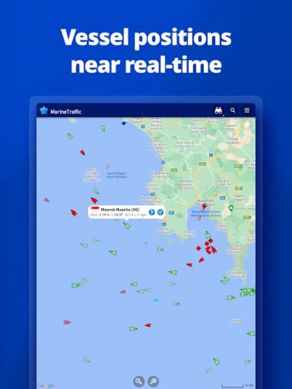 MarineTraffic - Ship Tracking for Android: Real - Time Global Ship Position Monitoring