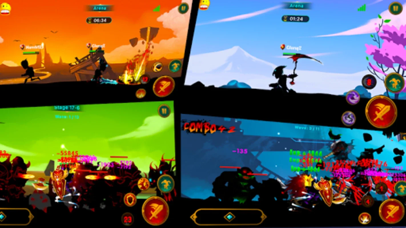 Demon Warrior: Stickman Shadow - Android's Action-Packed Game