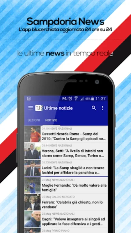 Sampdoria News for Android - Comprehensive Football Updates