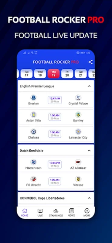 Football Rocker Pro for Android - Stay Updated on Soccer